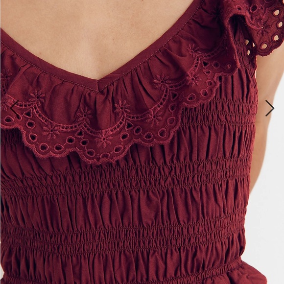 Madewell Lucie Embroidered Cotton Midi Dress - Picture 5 of 10